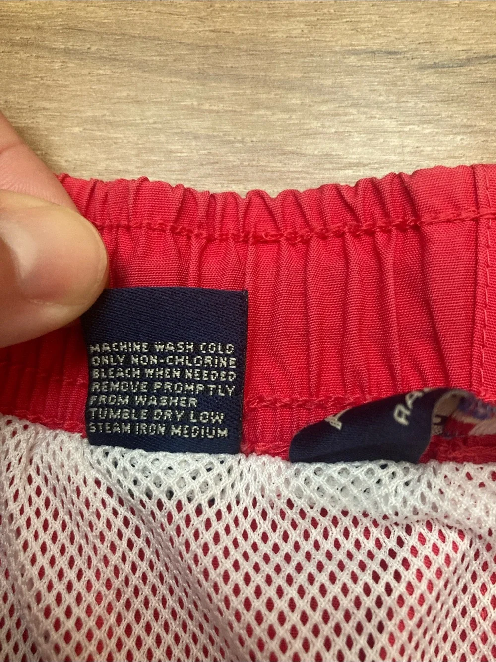 Polo Red Lined Bathing Suit Trunks